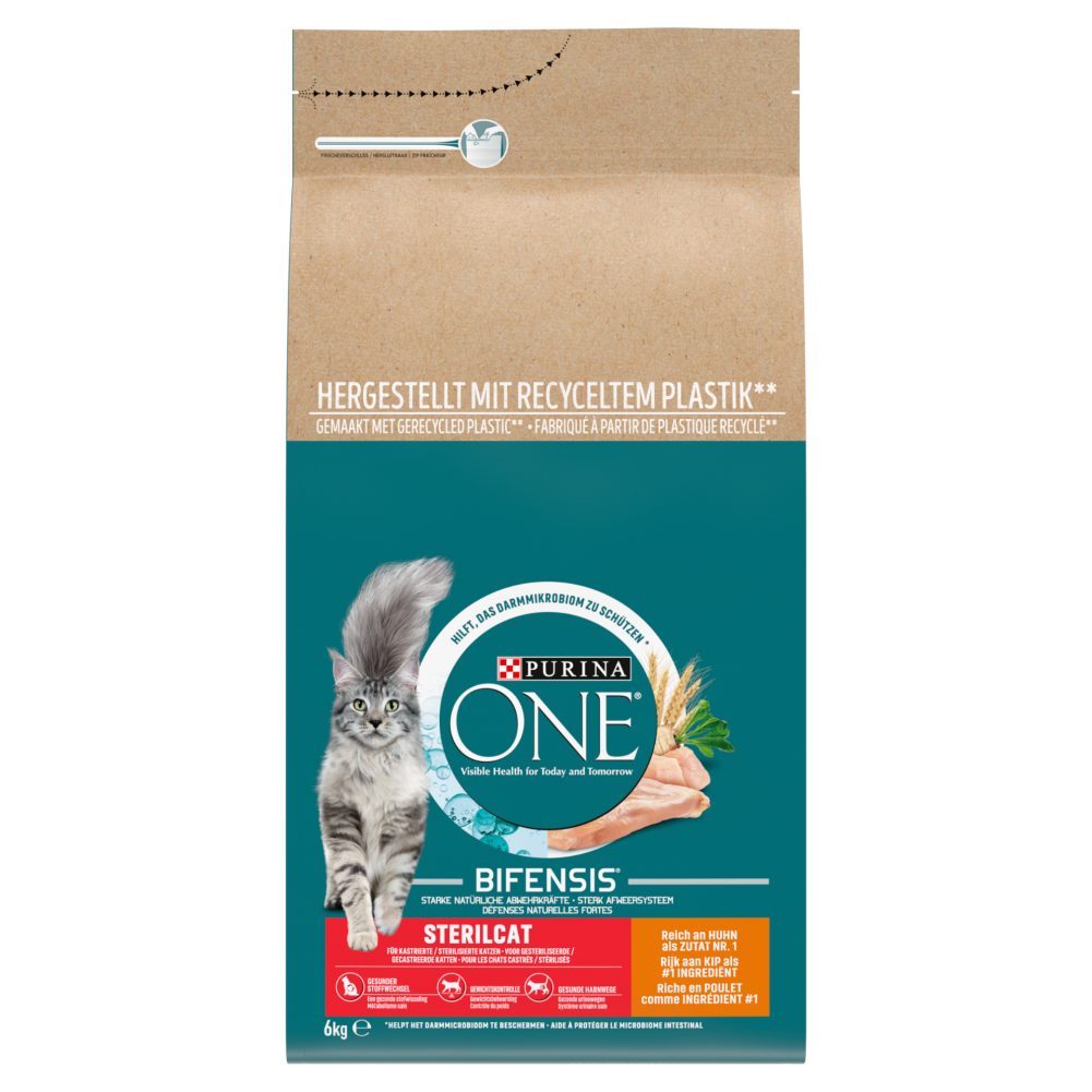 ONE STERILCAT CSIRKE-BÚZA 6KG