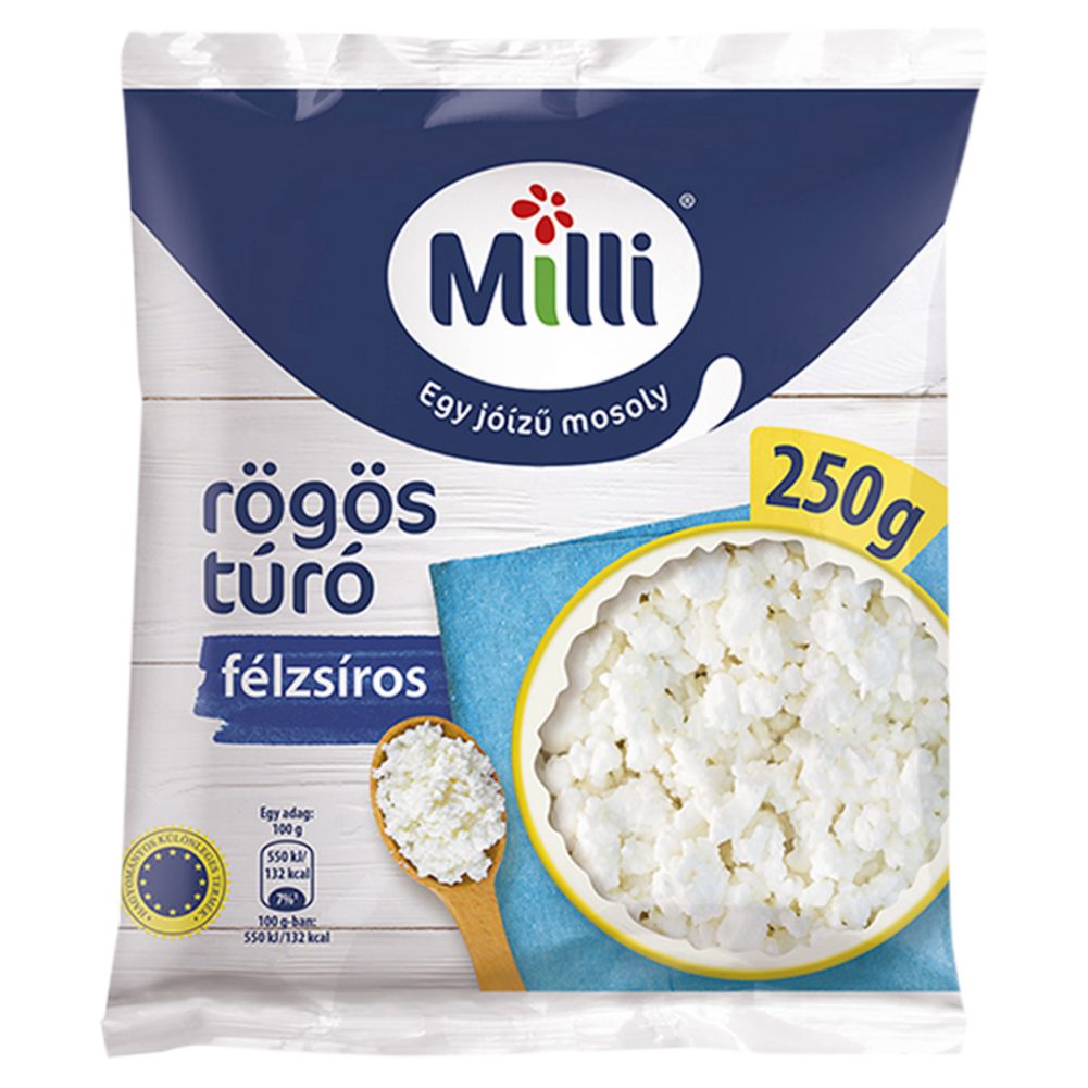 MILLI FÉLZS. RÖGÖS TÚRÓ 250G