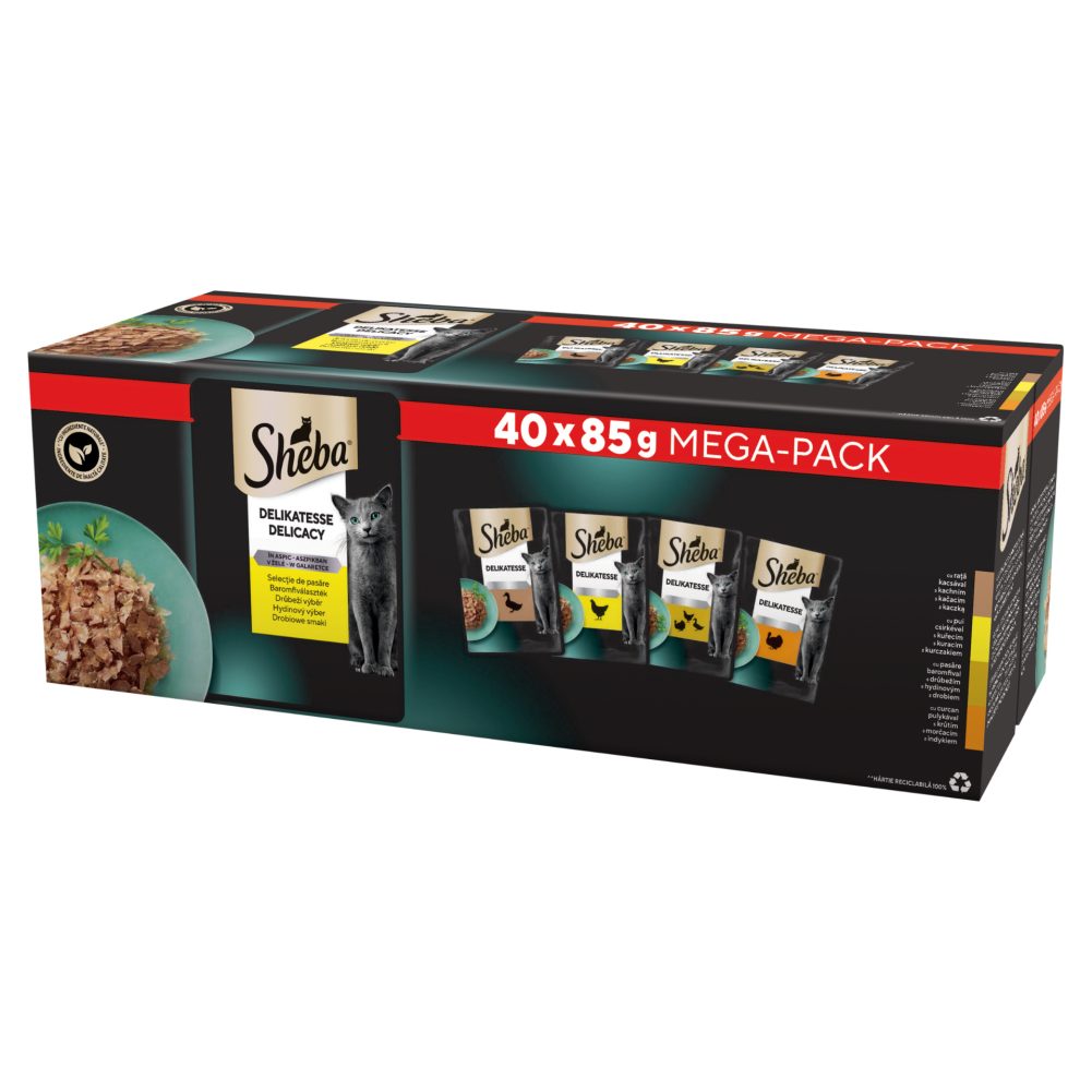 SHEBA 40 PACK ALUT.40X85G