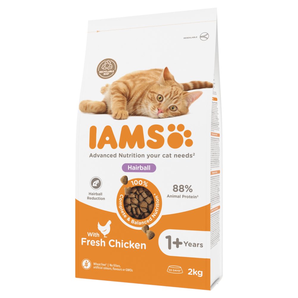 IAMS HAIRBALL CONT. 2KG