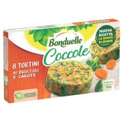 Coccole 8 Tortini di Broccoli e Carote Surgelato