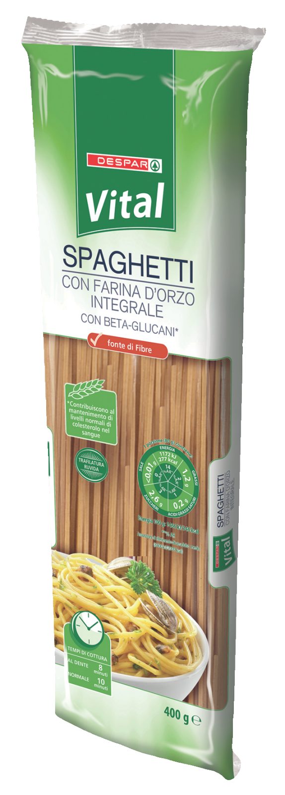Spaghetti aus Gersten- und Dinkelmehl