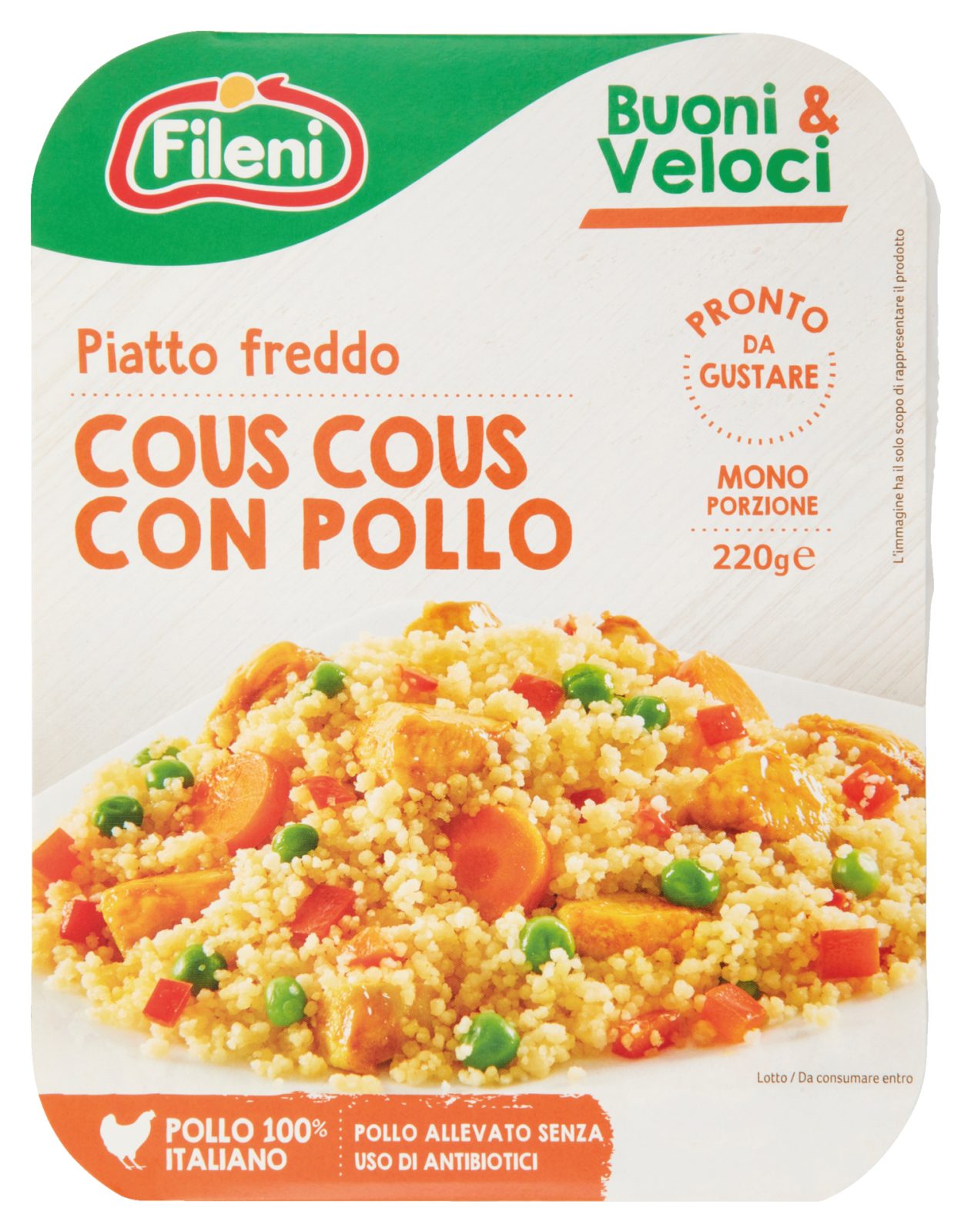 Piatto Freddo Cous Cous con Pollo Buoni & Veloci 