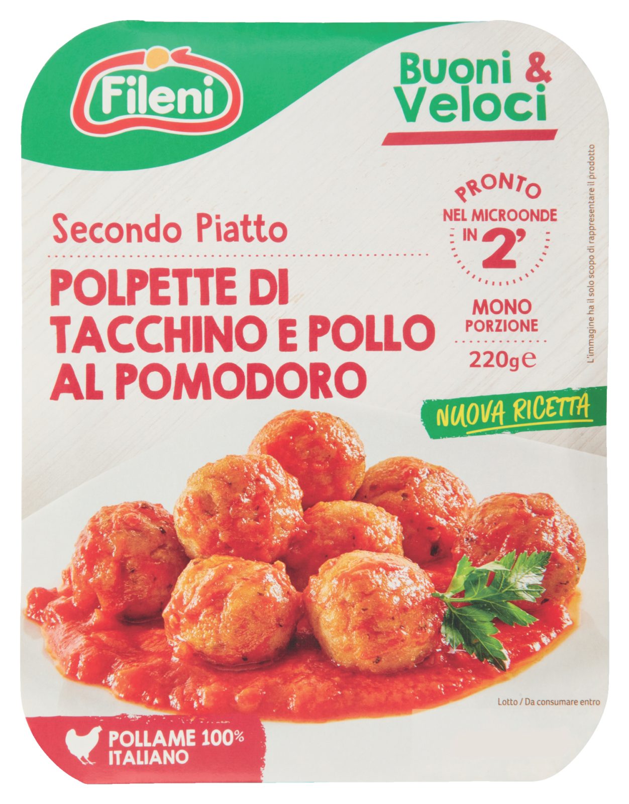 Secondo Piatto Polpette con Pollo e Tacchino al Pomodoro Buoni & Veloci 