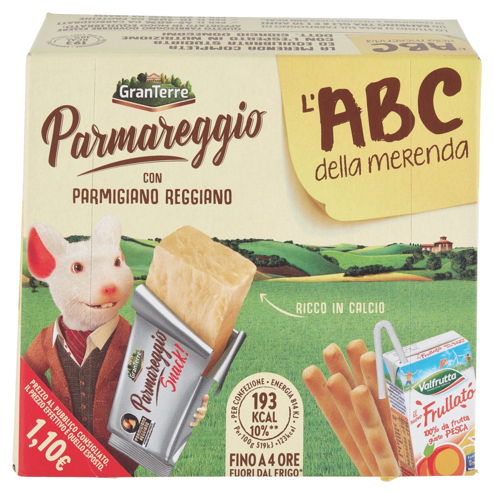 Snack Abc della merenda Parmareggio