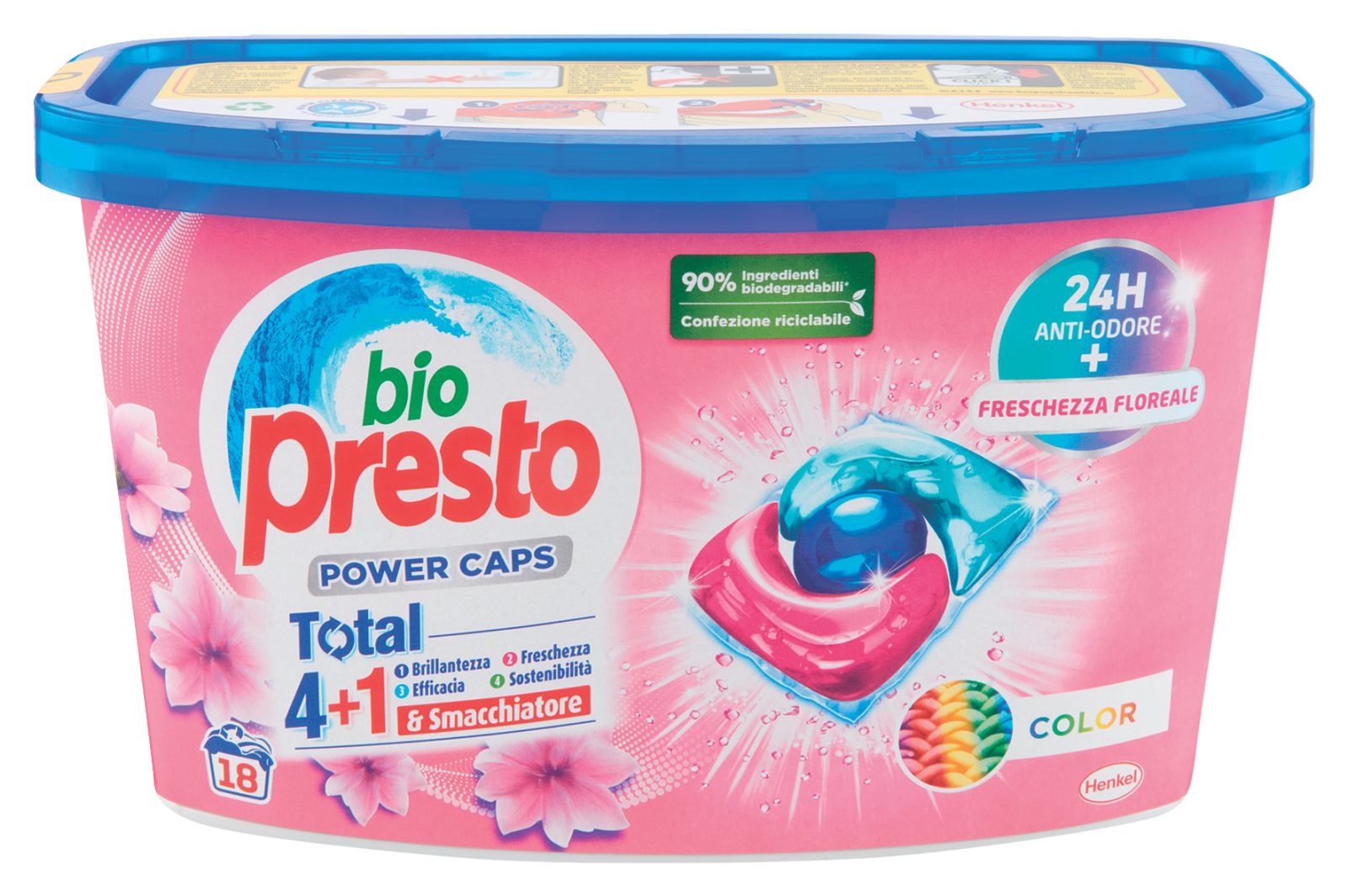 DET LAV BIOPRESTO CAPS COLOR X18
