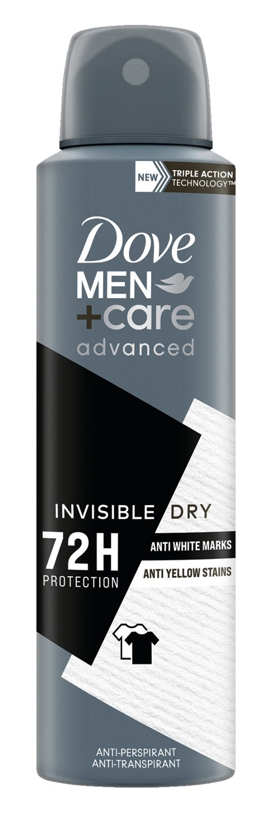 Deodorante Men+Care Advance Invisible Dry