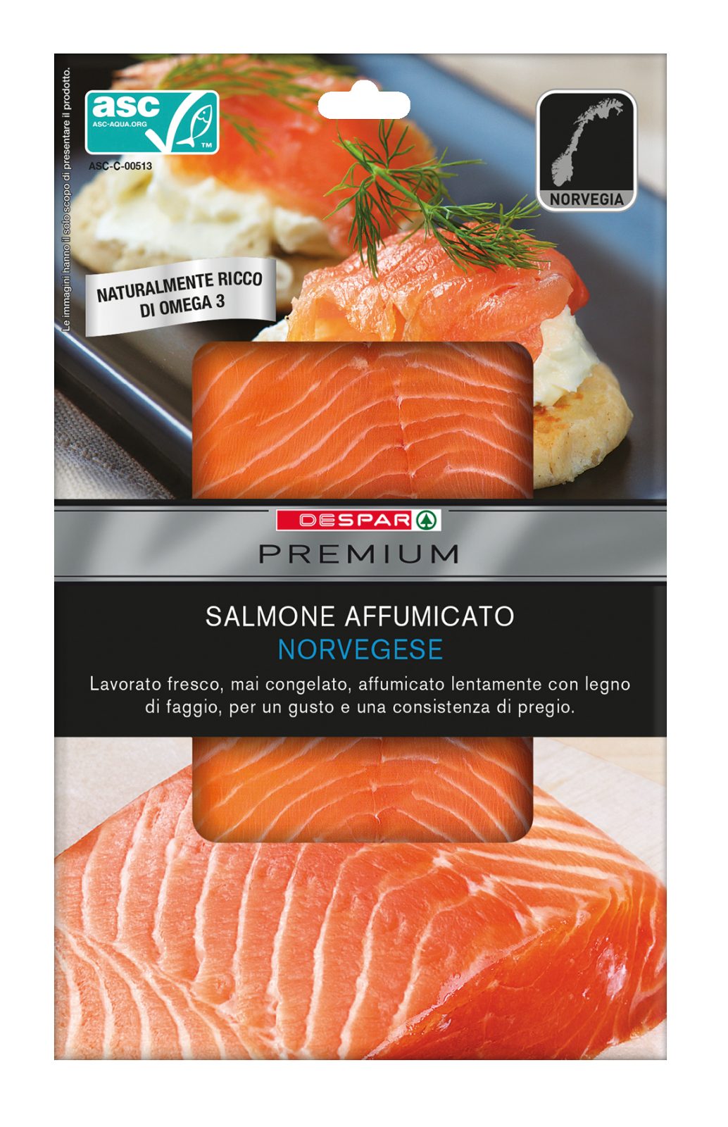 Salmone affumicato Norvegese 
