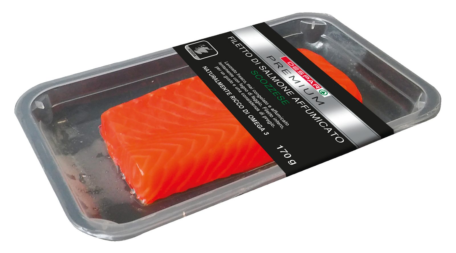 Filetto di salmone Scozzese Affumicato