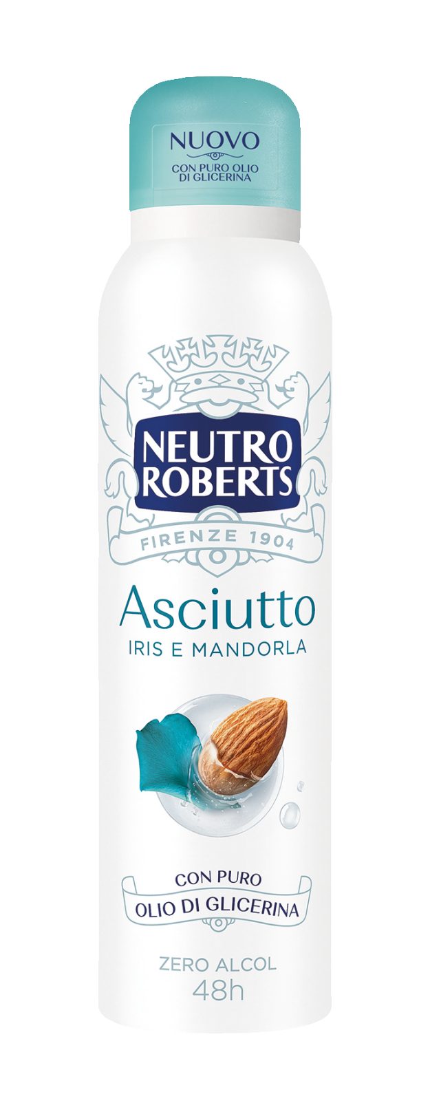 Deodorante spray Asciutto Iris e Mandorla