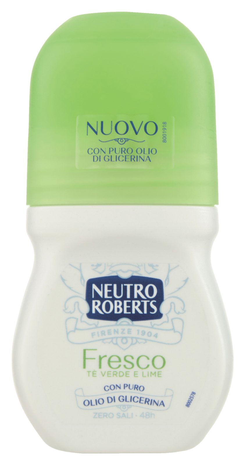 Deodorante roll on Fresco tè verde e lime