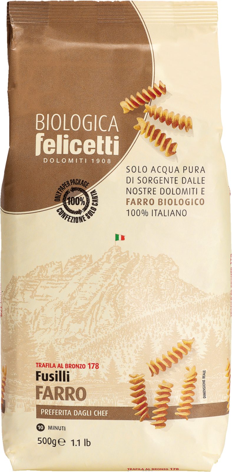 Pasta al Farro Bio Fusilli