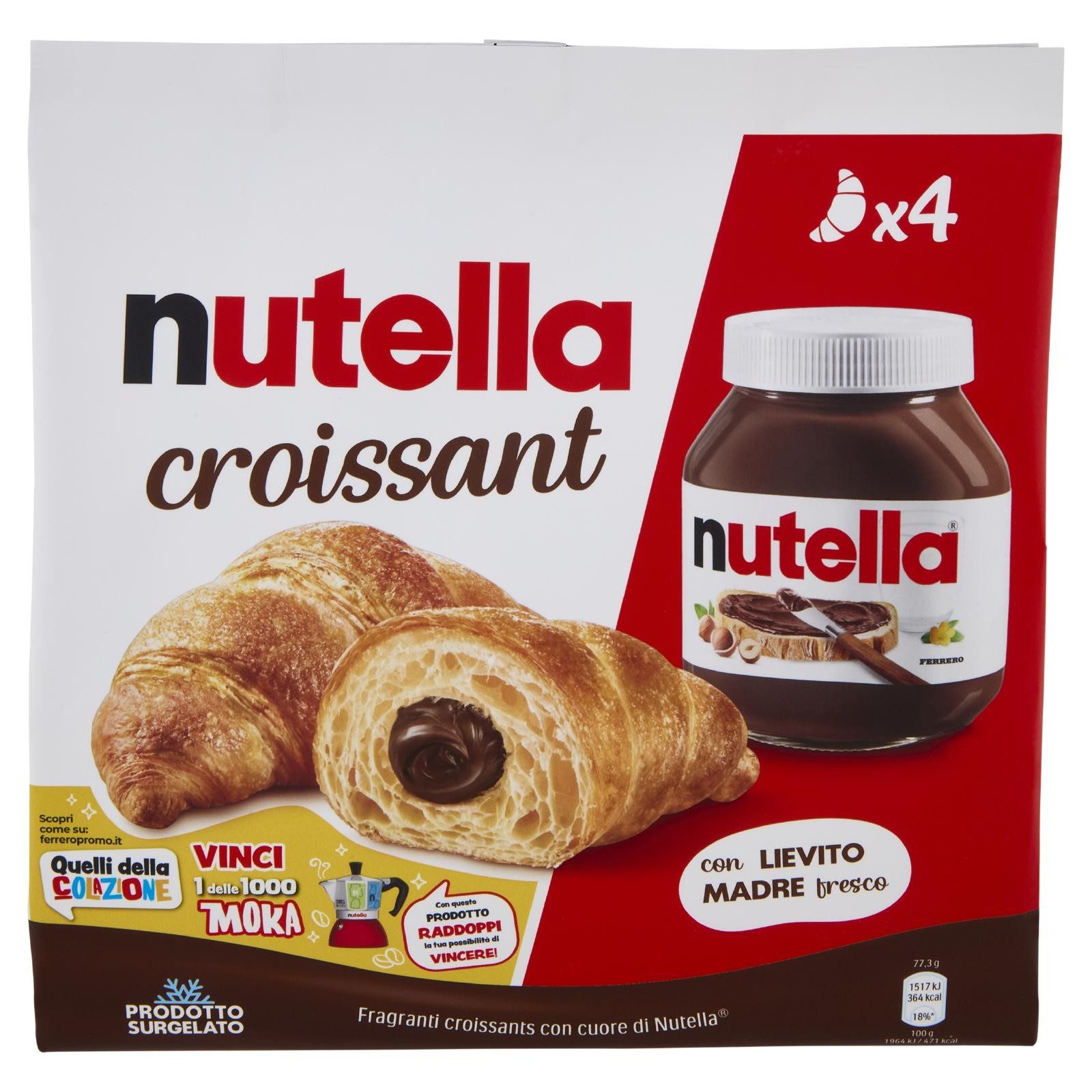 4 Croissant Nutella