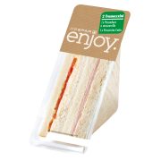 Tramezzini Pomodoro e  Mozzarella, Prosciutto Cotto