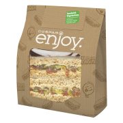 Sandwich Vegetariano con hummus, melanzane, zucchine e pomodori secchi