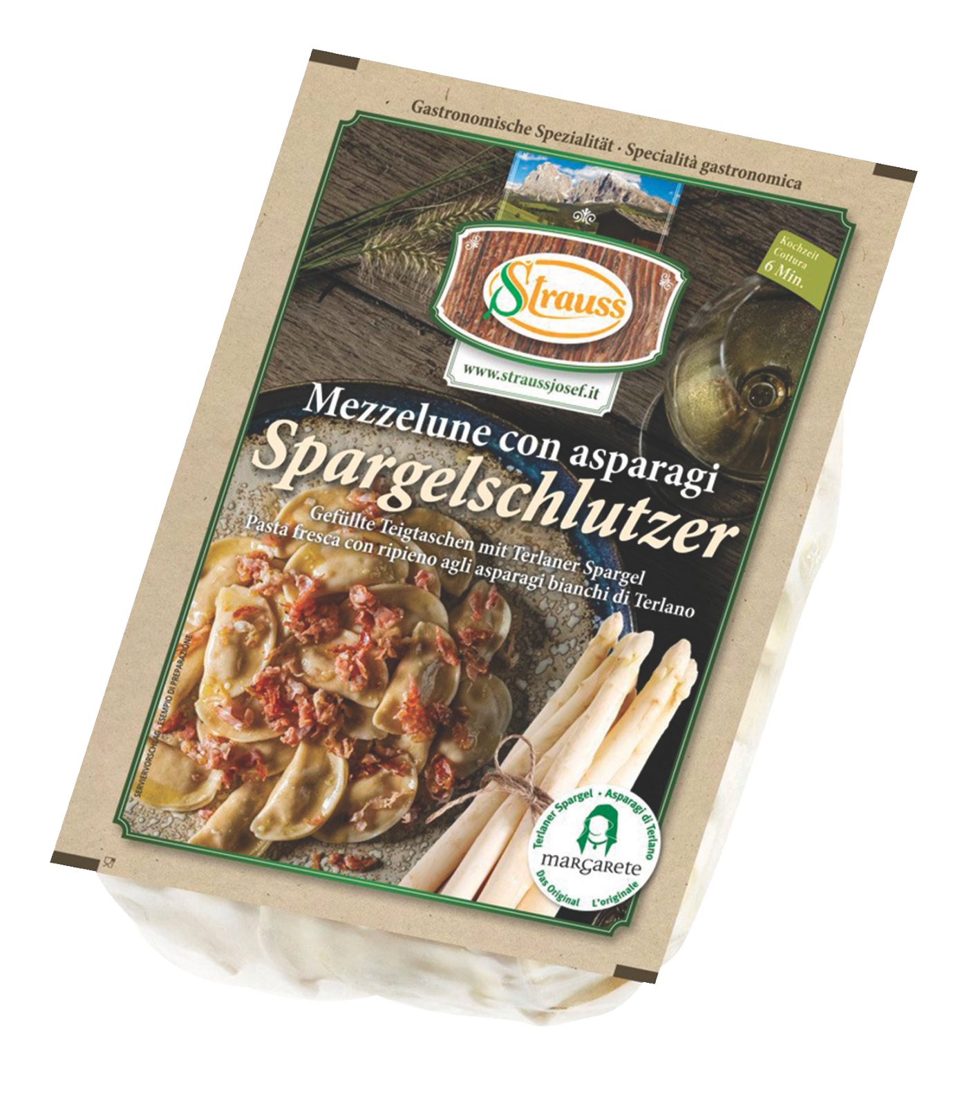 Mezzelune con asparagi Margarete
