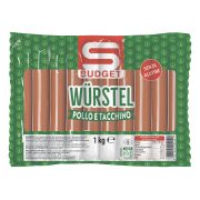 Würstel di pollo e tacchino