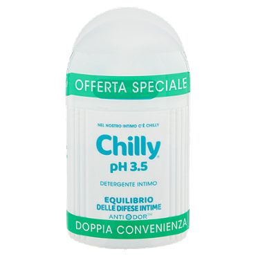 Detergente intimo pH 3.5 - Chilly - 2x200 ml