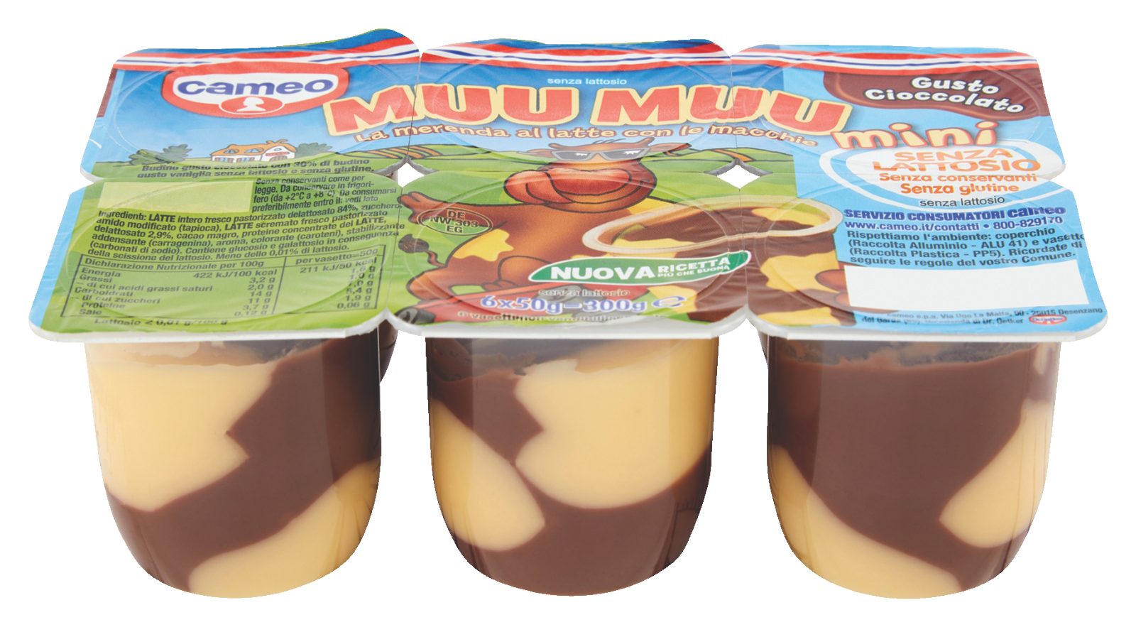 Muu Muu mini gusto cioccolato senza lattosio