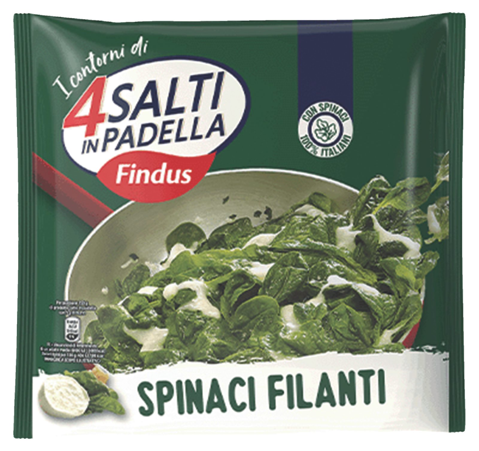 Piatti Pronti 4 Salti in padella Spinaci Filanti