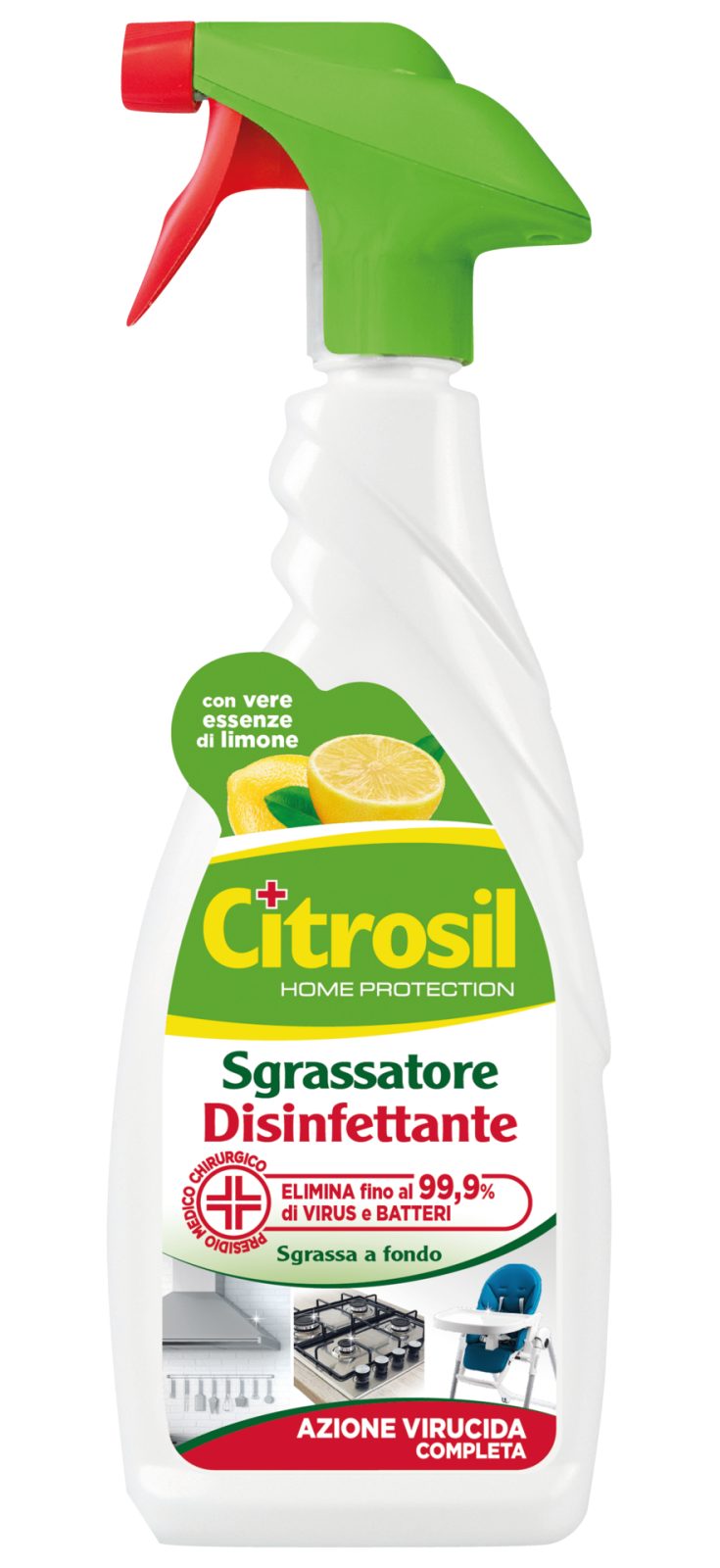 Disinfettante Sgrassatore con vere essenze di limone