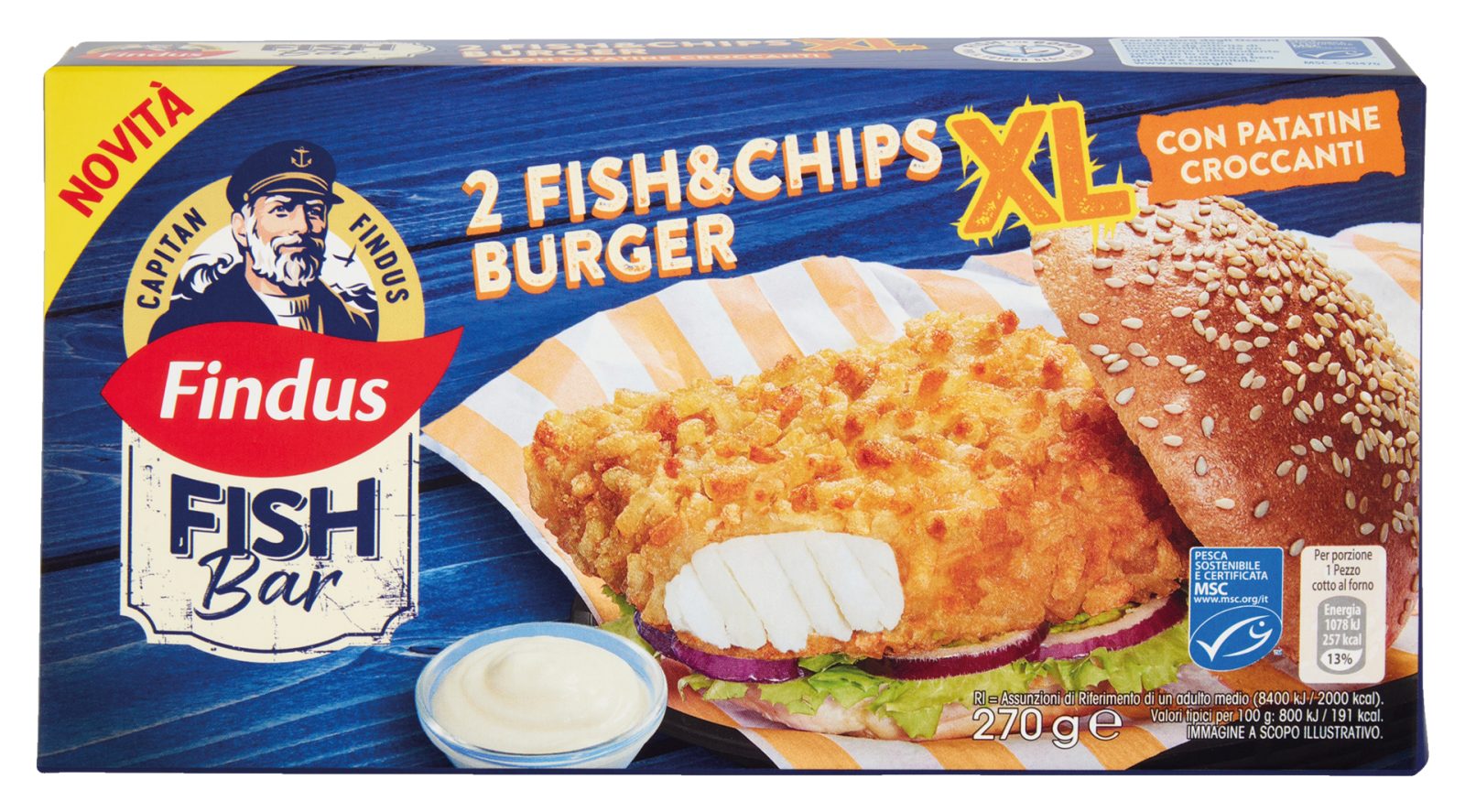 2 Fish & Chips Burger XL Fish Bar 