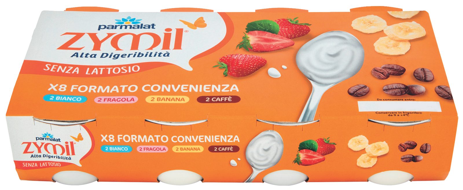 Yogurt alla frutta
Alta Digeribilità Senza Lattosio
gusti assortiti