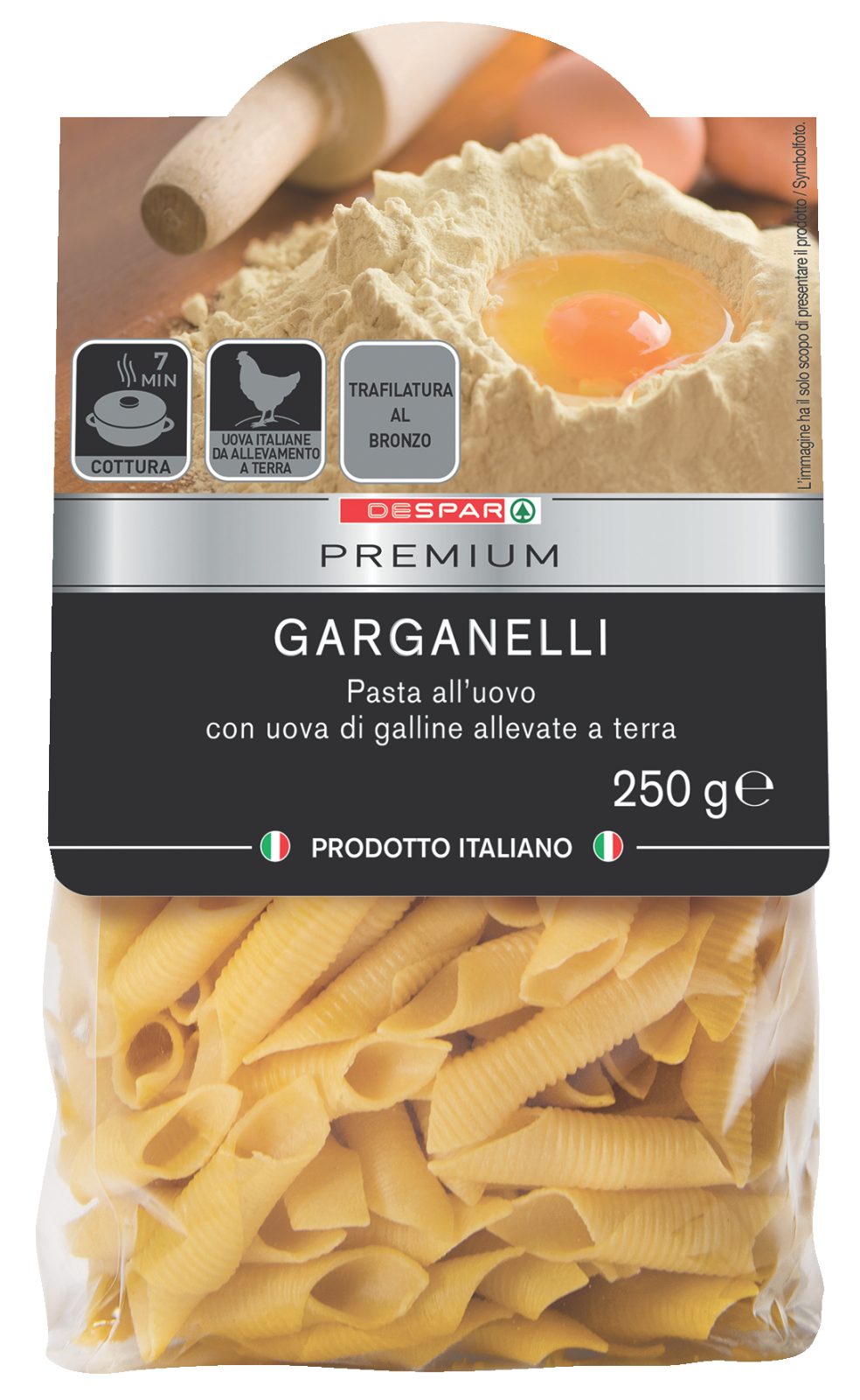 Garganelli-Eiernudeln