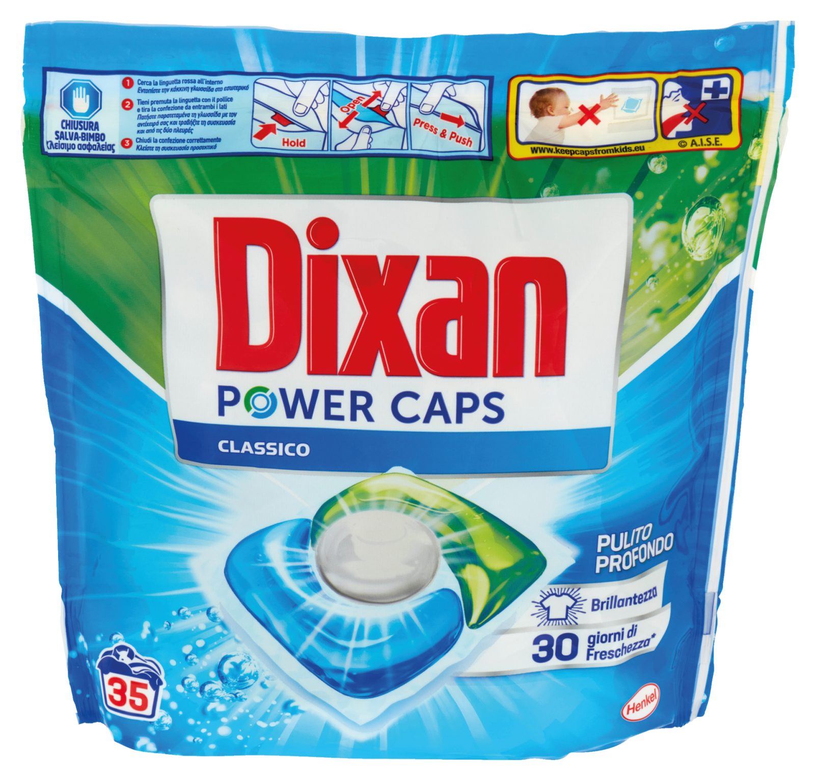 Detersivo lavatrice Power Caps Classico