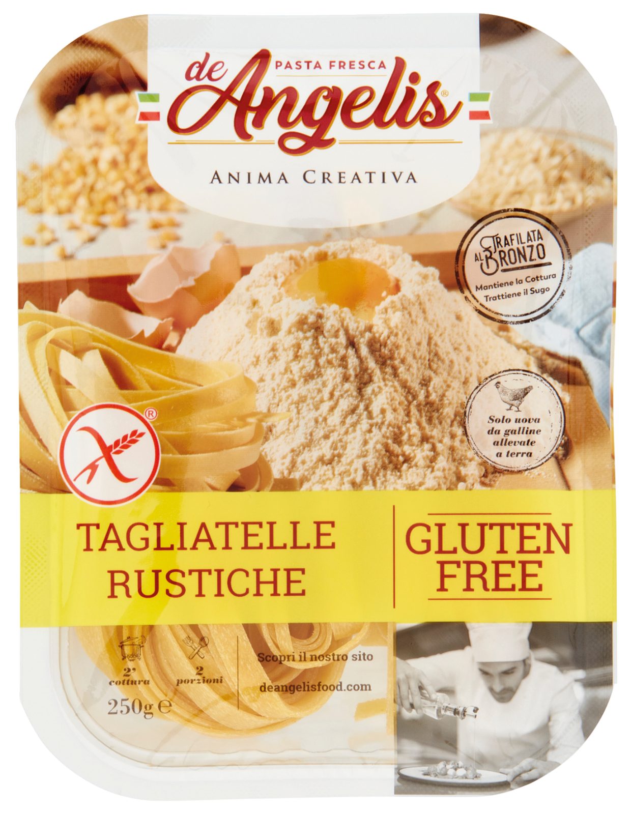 Frische Teigwaren Tagliatelle Gluten Free De Angelis