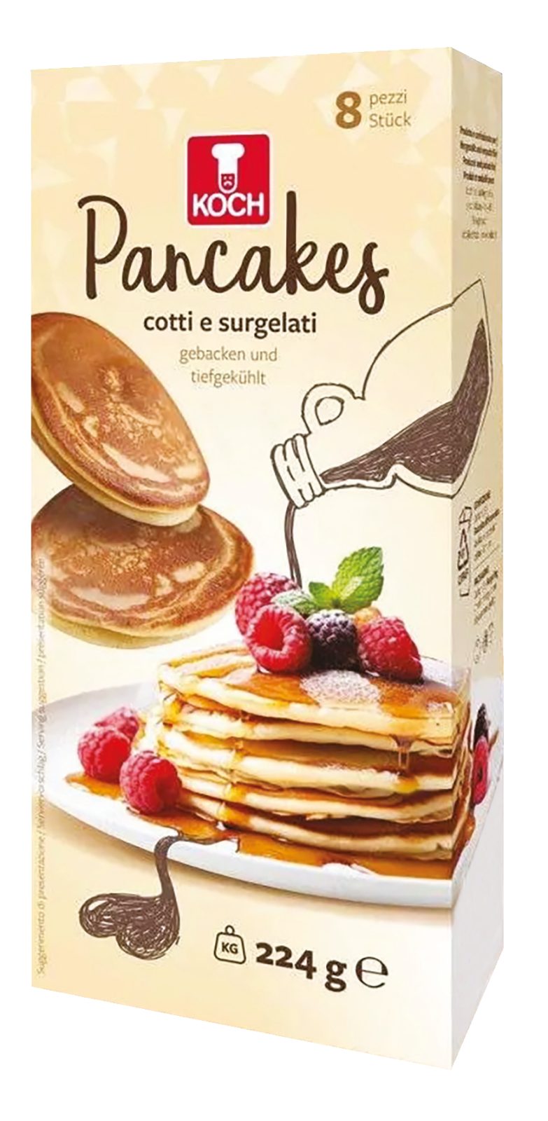 8 Pancake surgelati