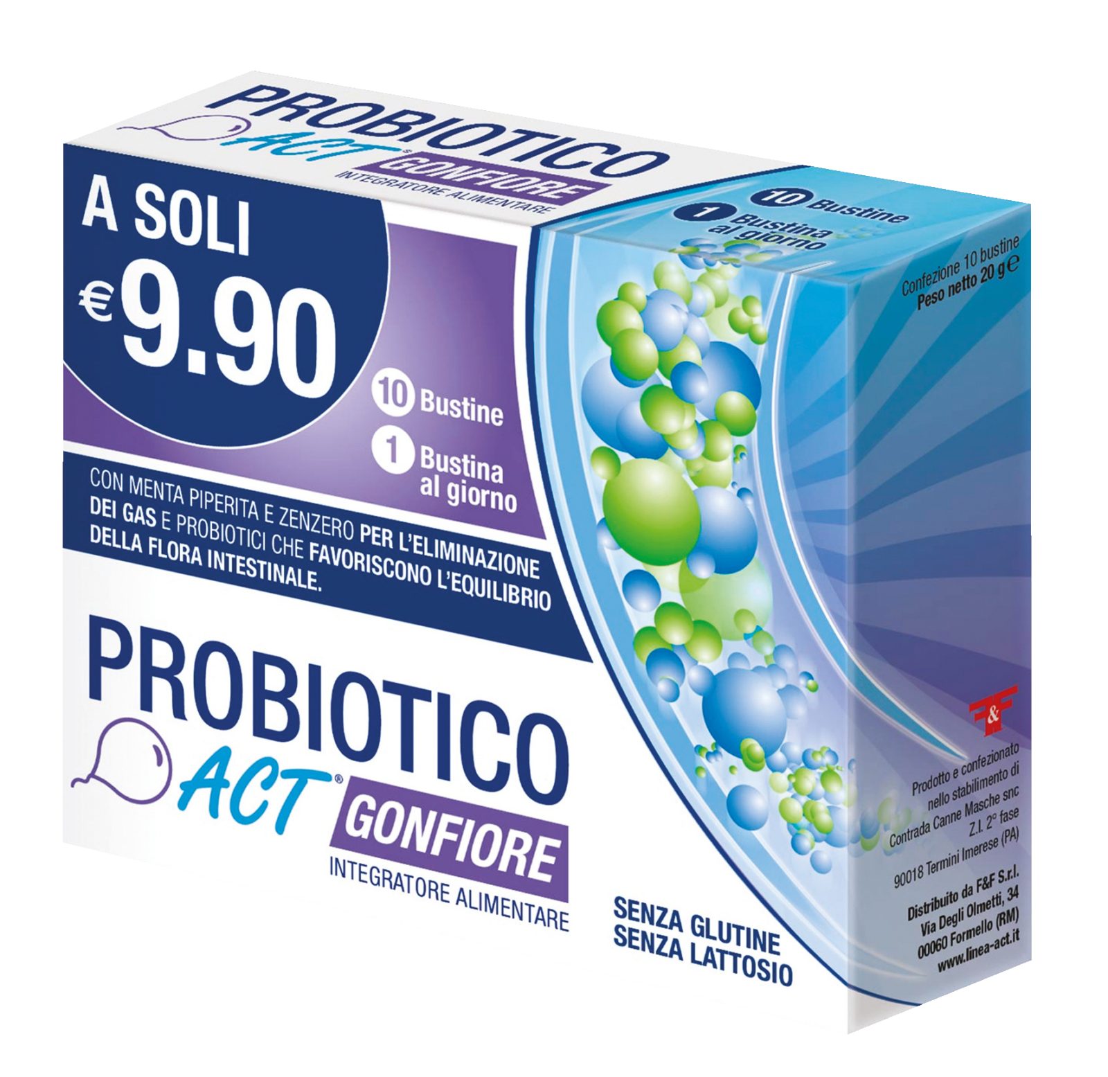 Integratore Probiotico Act Gonfiore