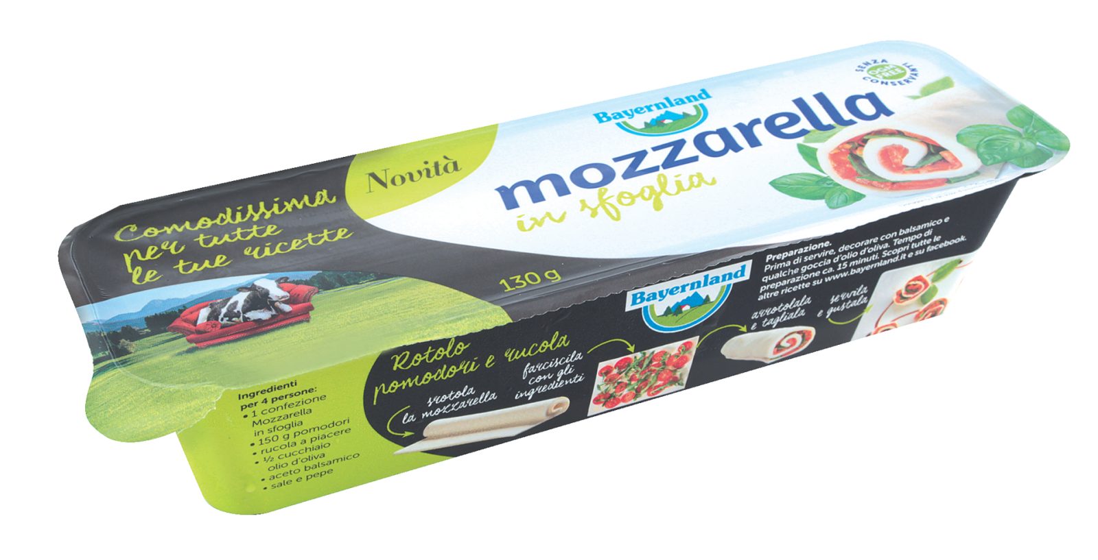 Mozzarella in Scheiben Bayernland