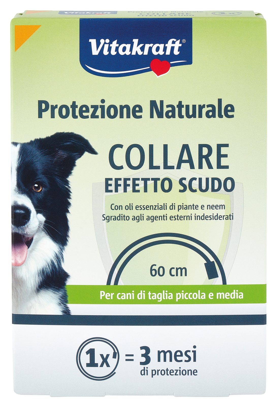 Collare effetto scudo