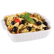 Farfalle con olive e pesto