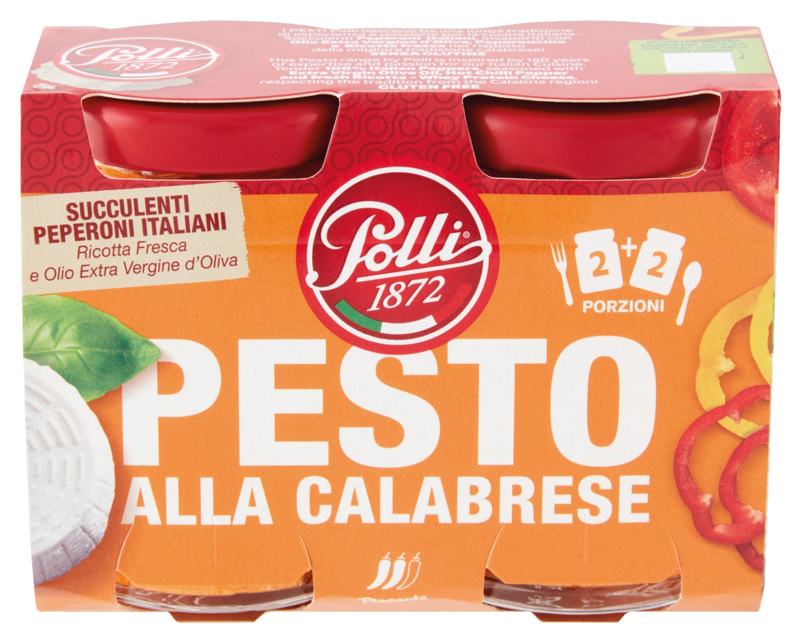 Kalabrisches Pesto mit frischem Ricotta