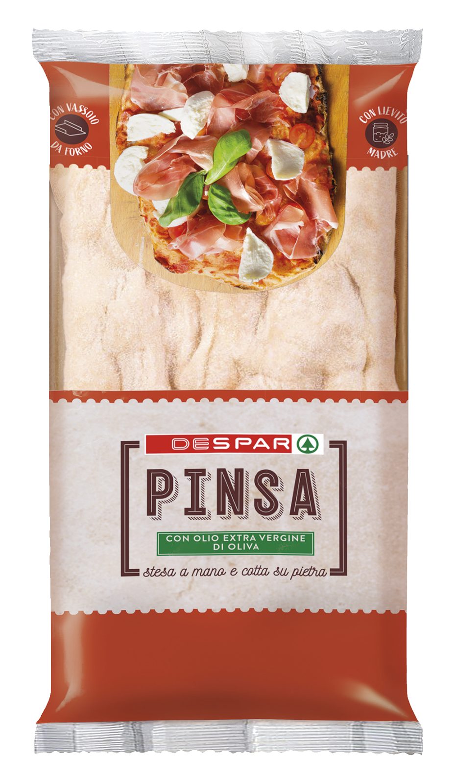 Pinsa klassisch mit Olivenöl extra vergine