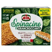 Spinacine Grancroccanti filetti di pollo con spinaci in foglia