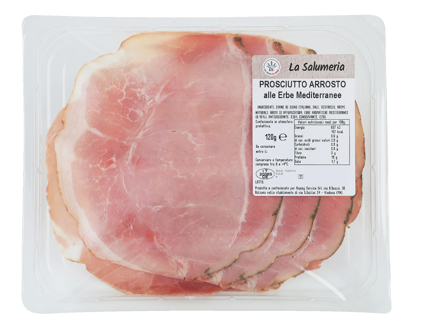 Prosciutto arrosto alle erbe mediterranee
