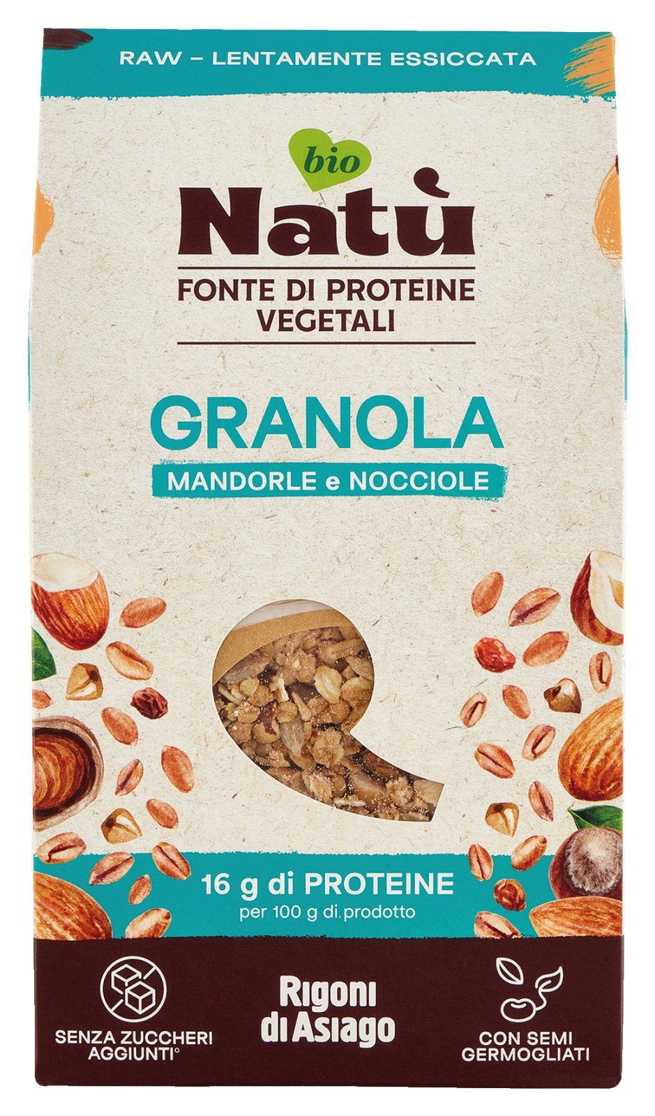 Granola Mandorle e Nocciole Natù Bio