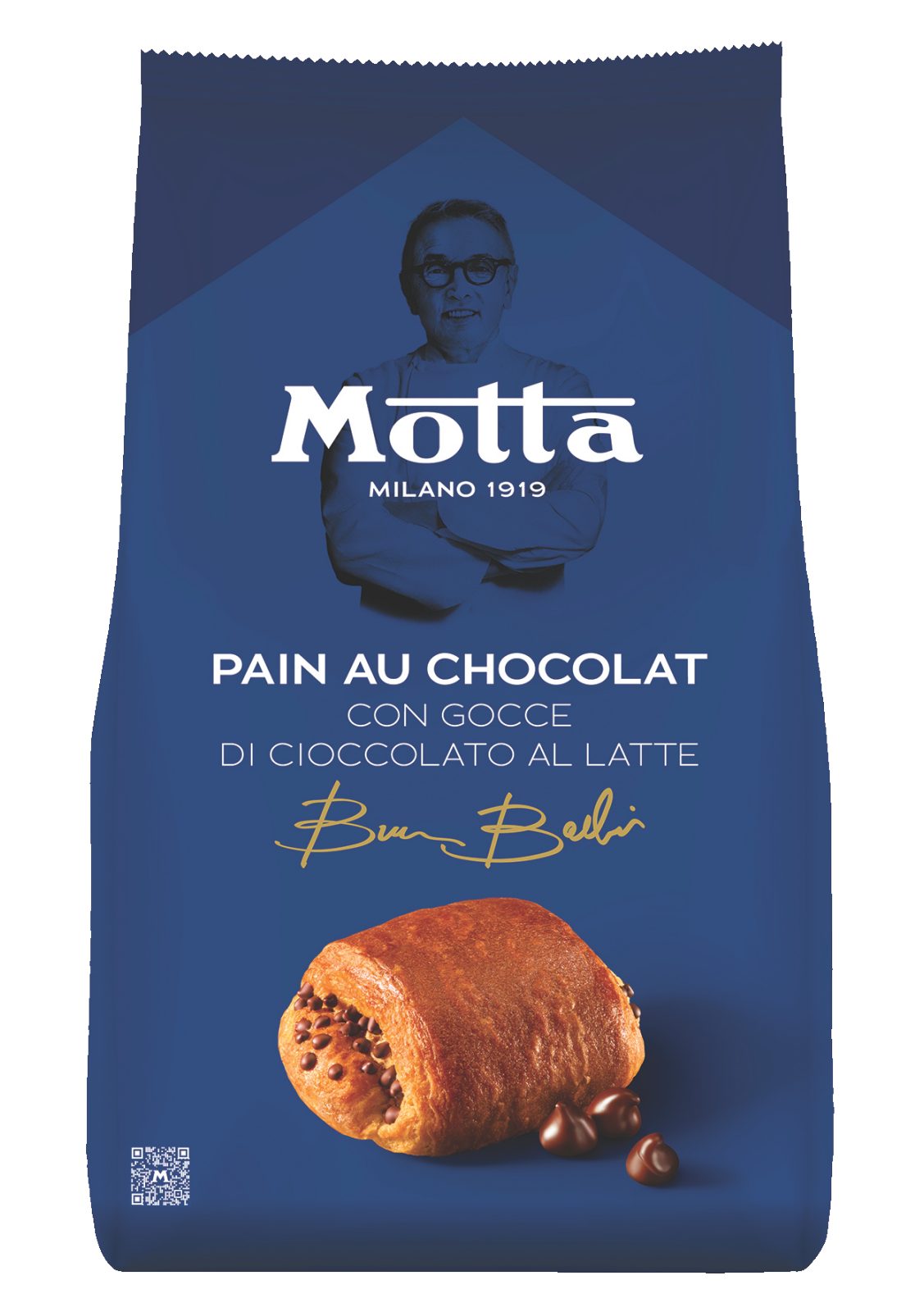 Pain Au Chocolat con gocce di cioccolato al latte