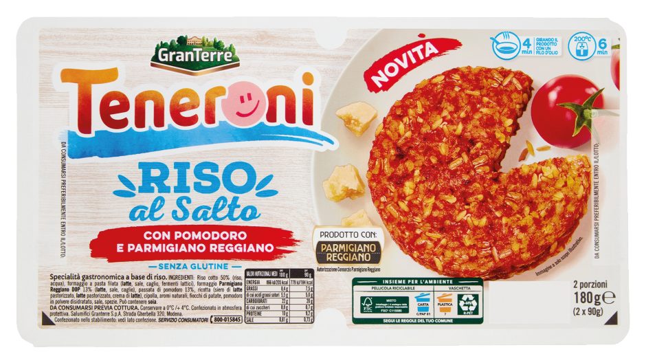 Riso al Salto con Pomodoro e Parmigiano Reggiano