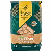 Pasta di semola Senatore varietà Cappelli Tortiglioni