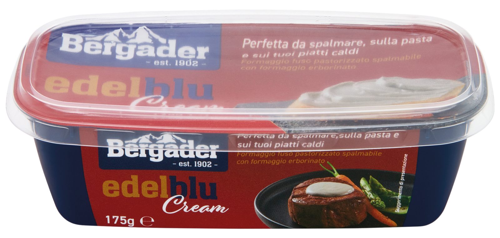 Streichkäse Edelblu Bergader