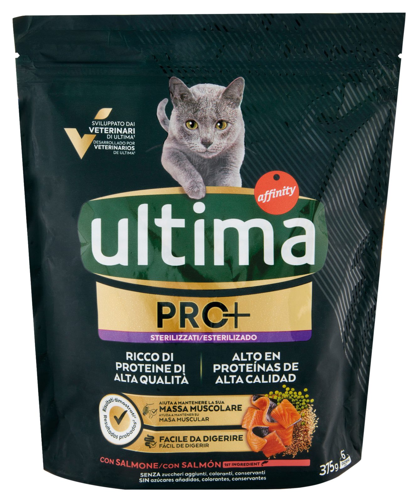 Alimento secco per gatto Cat Pro+ Sterilizzati con Salmone