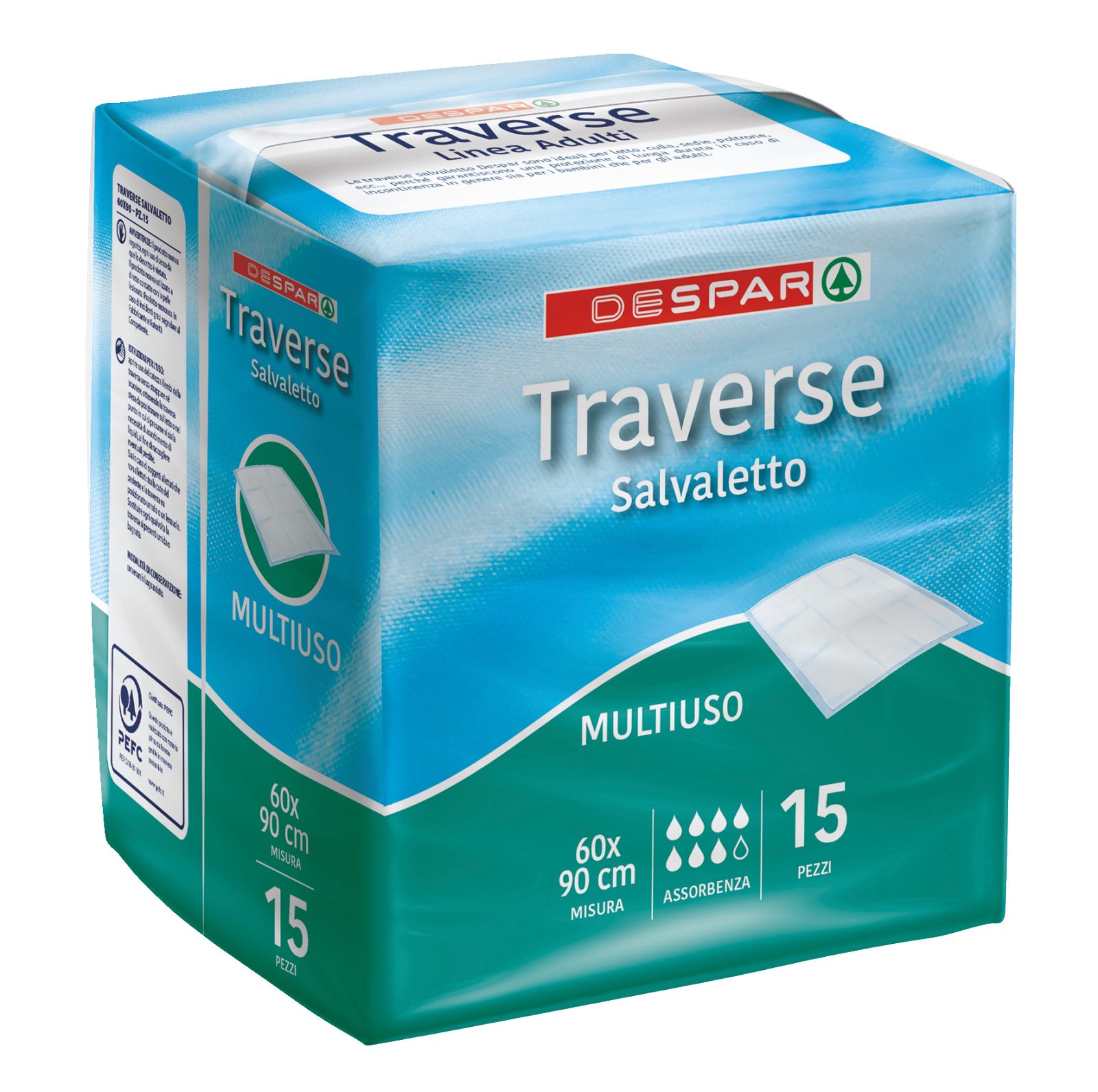 15 Traverse salvaletto 
60 x 90 cm