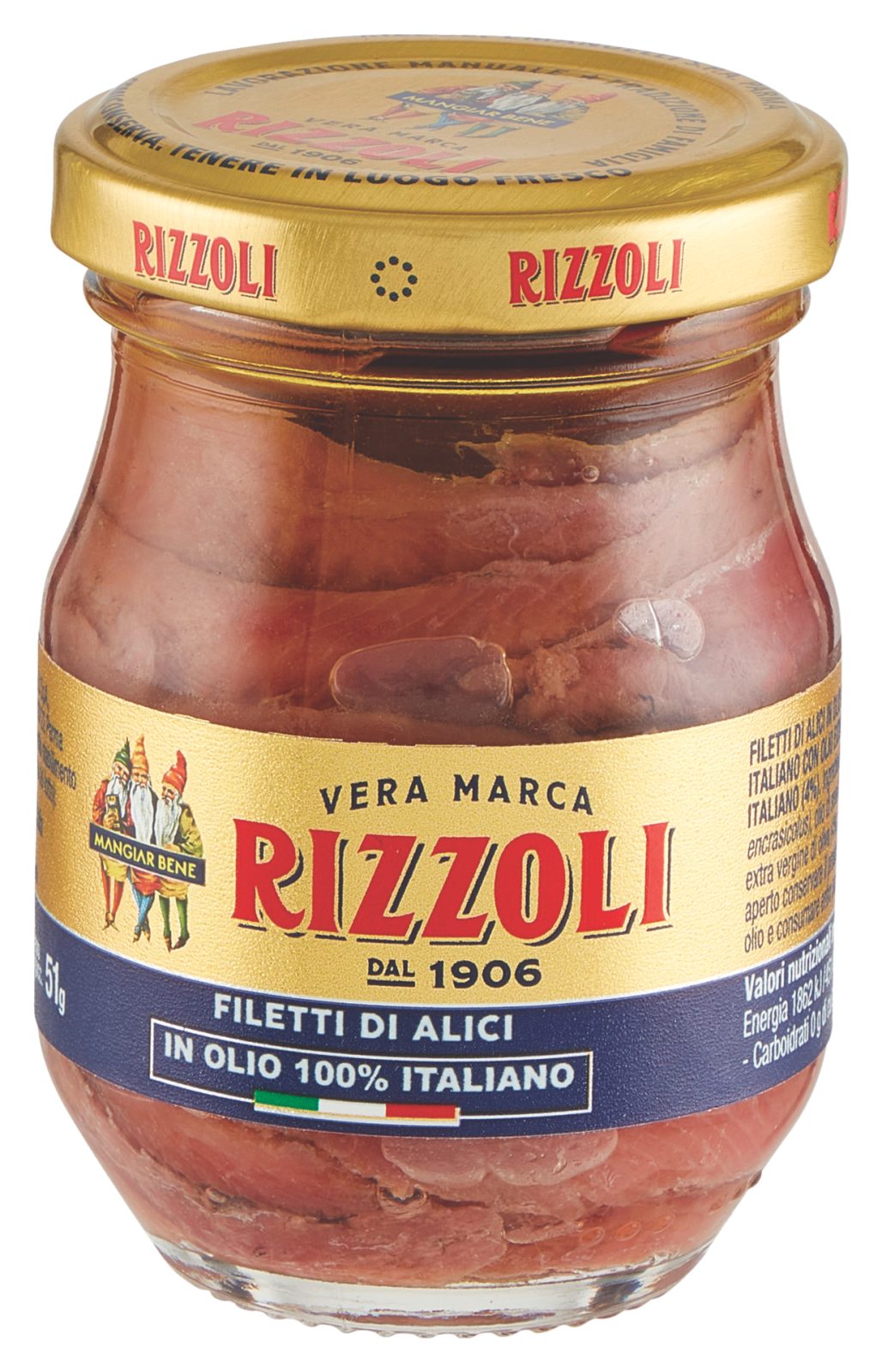 Filetti di alici in olio di oliva