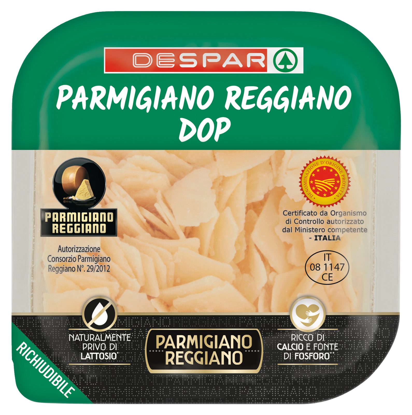Hartkäseflocken Parmigiano Reggiano g.U.