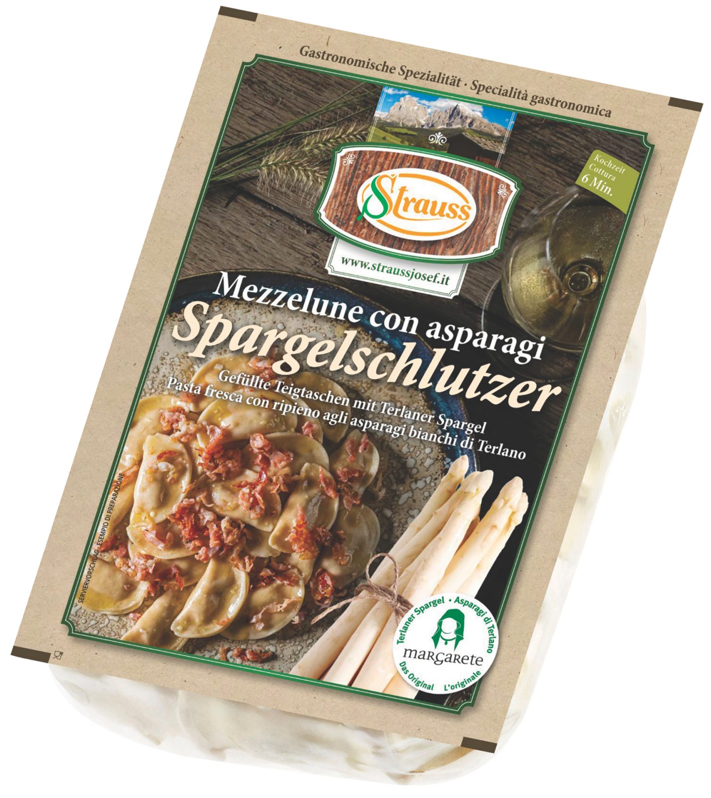 Mezzelune con asparagi