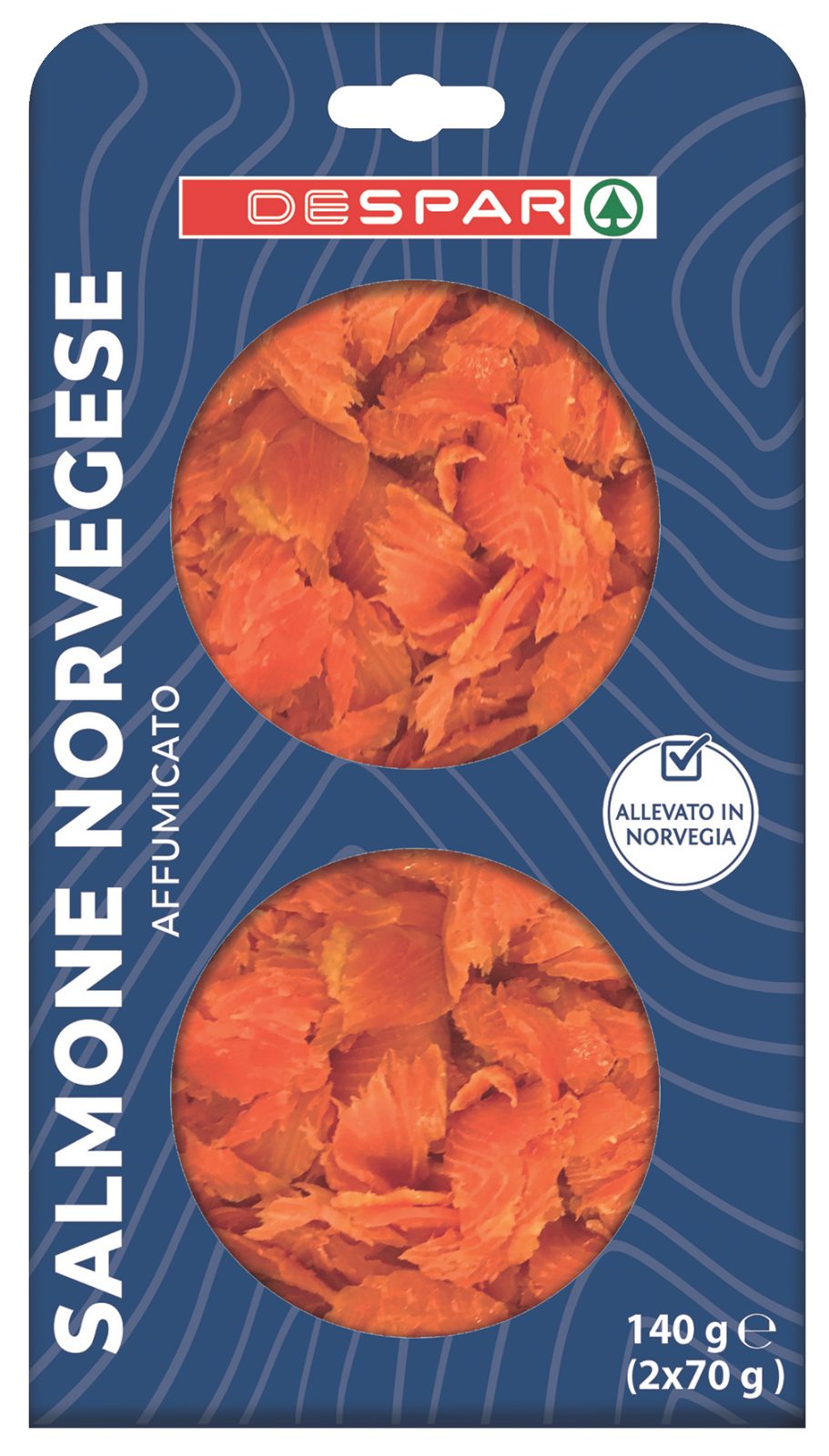 Ritagli di salmone Norvegese affumicato 